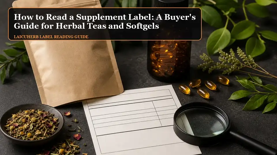 How to Read a Supplement Label: A Buyer's Guide for Herbal Teas and Softgels